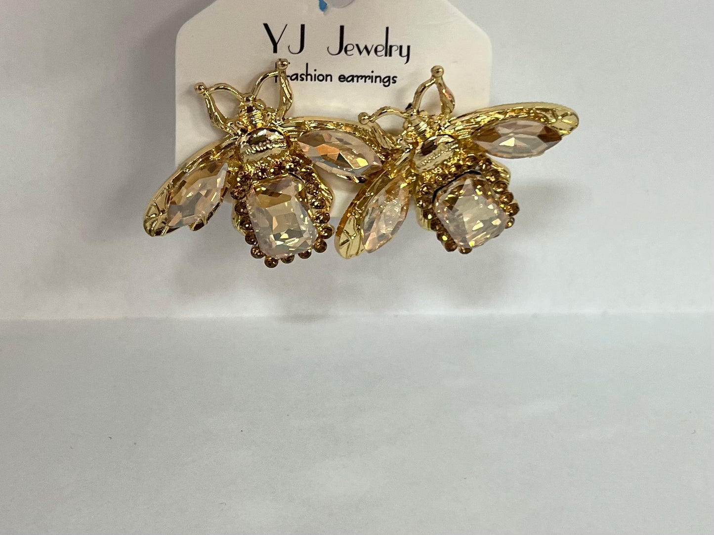 Bee Earrings Gold Color