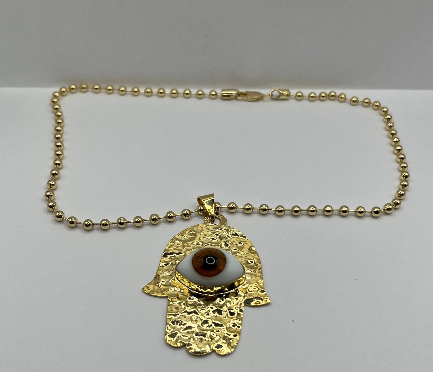 Hand with Eye Necklace