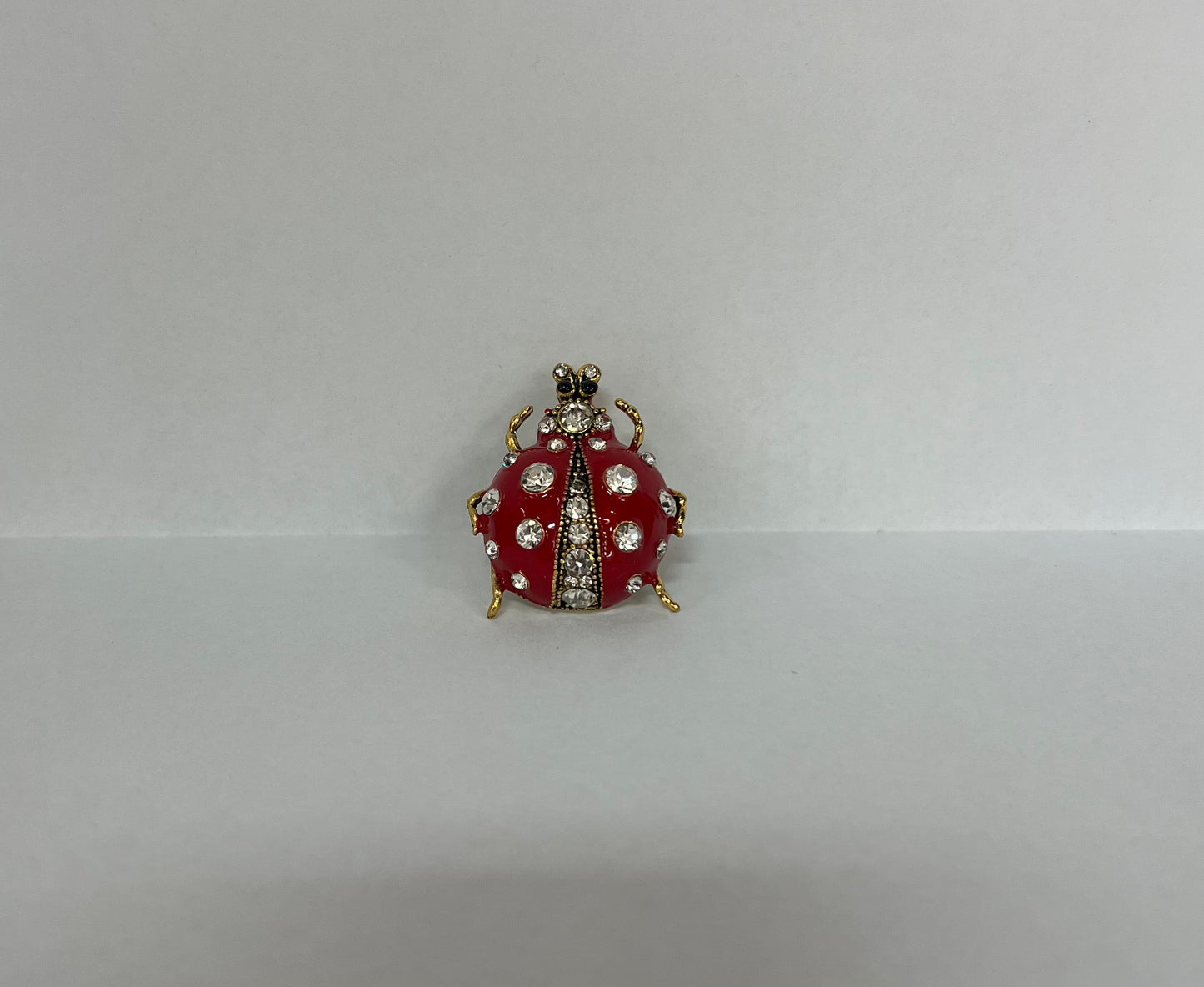 Shiny Lady Bug Ring