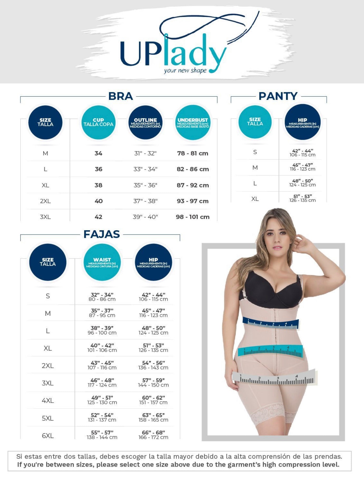 6199 Uplady Bbl strapless faja