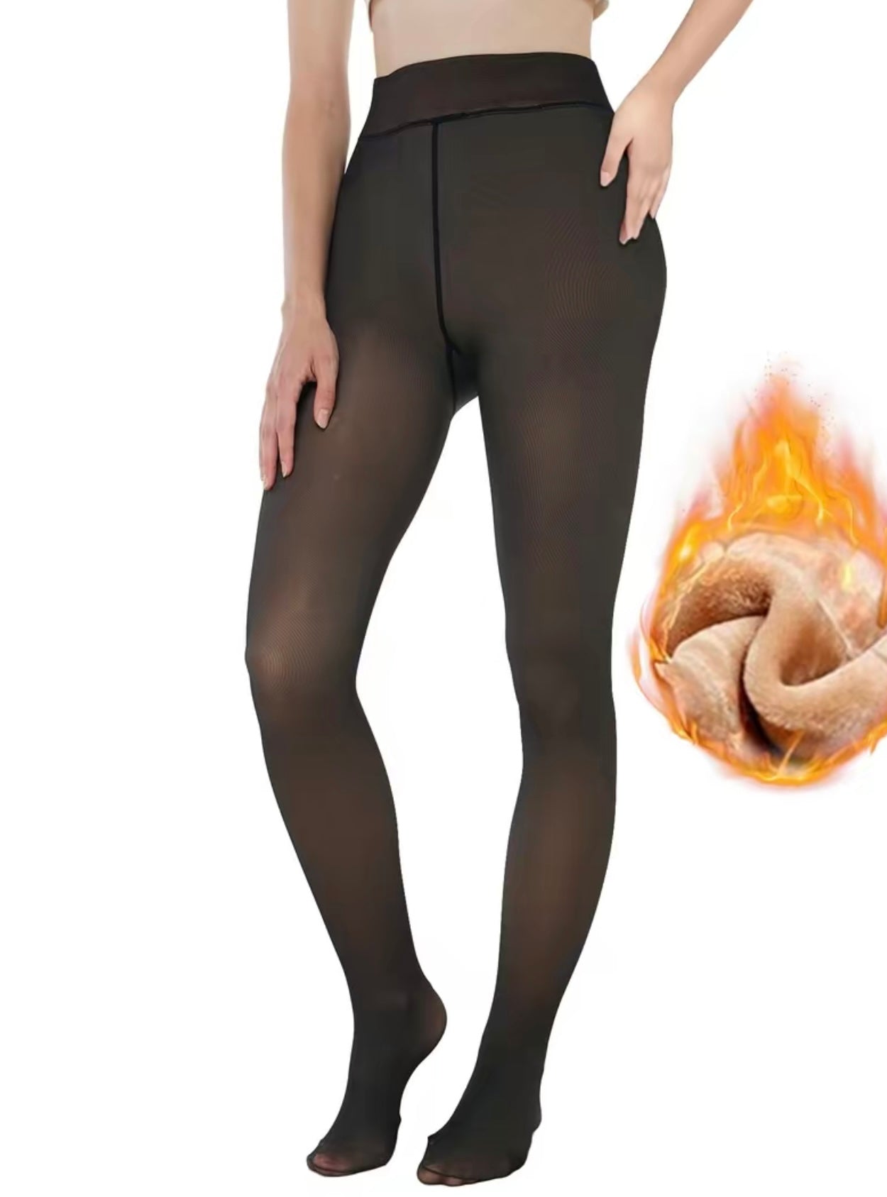 JL fleece lined leggins A9792