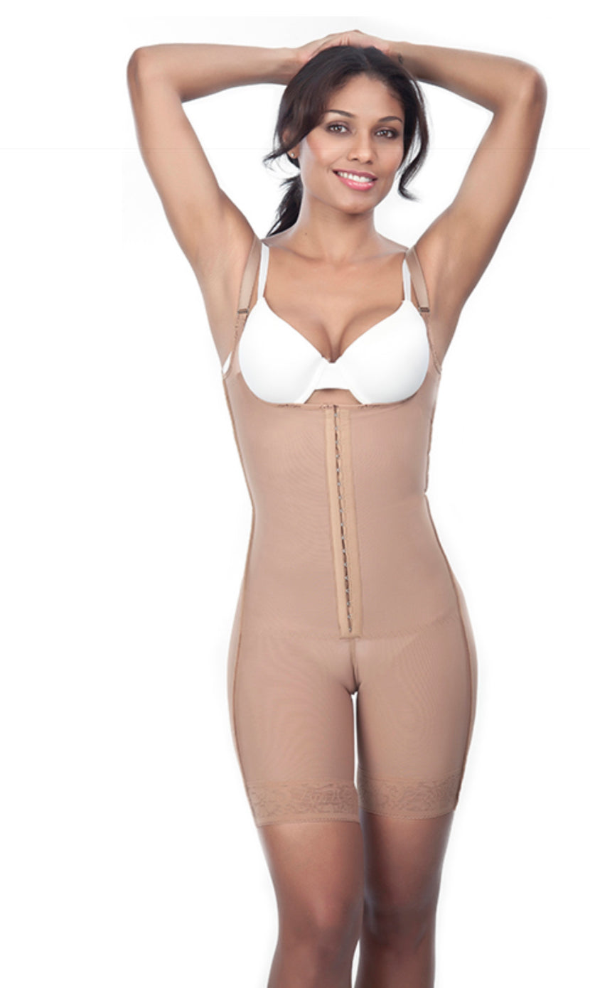 1624 Bodyshaper Thin Strap Half Leg (Lipoexpress)