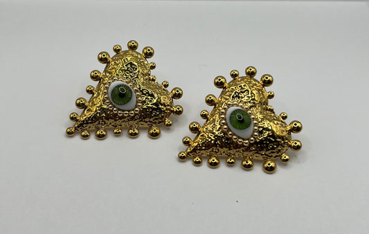 Heart Eye Earrings