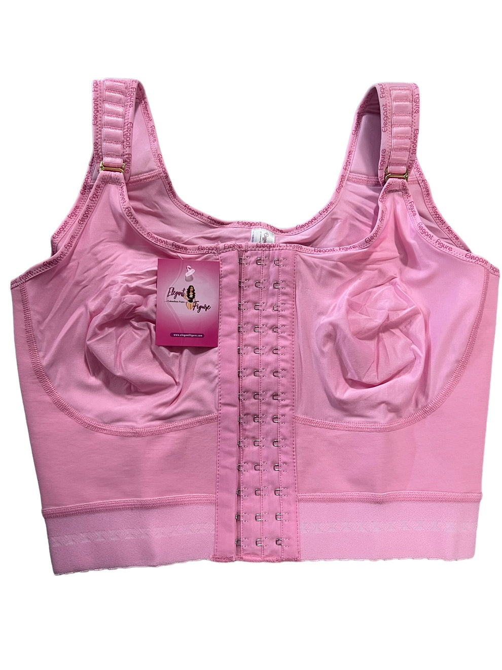 8401 Eboni Post Surgery Bra (Pink Edition) Elegant Figure Inc