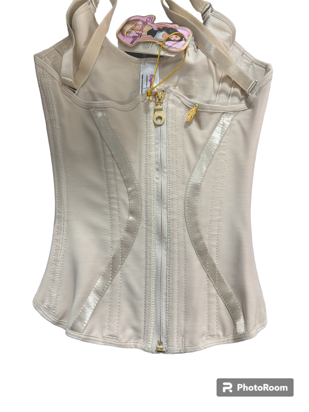 4004 N Thin Strap Vest Elegant Figure Inc