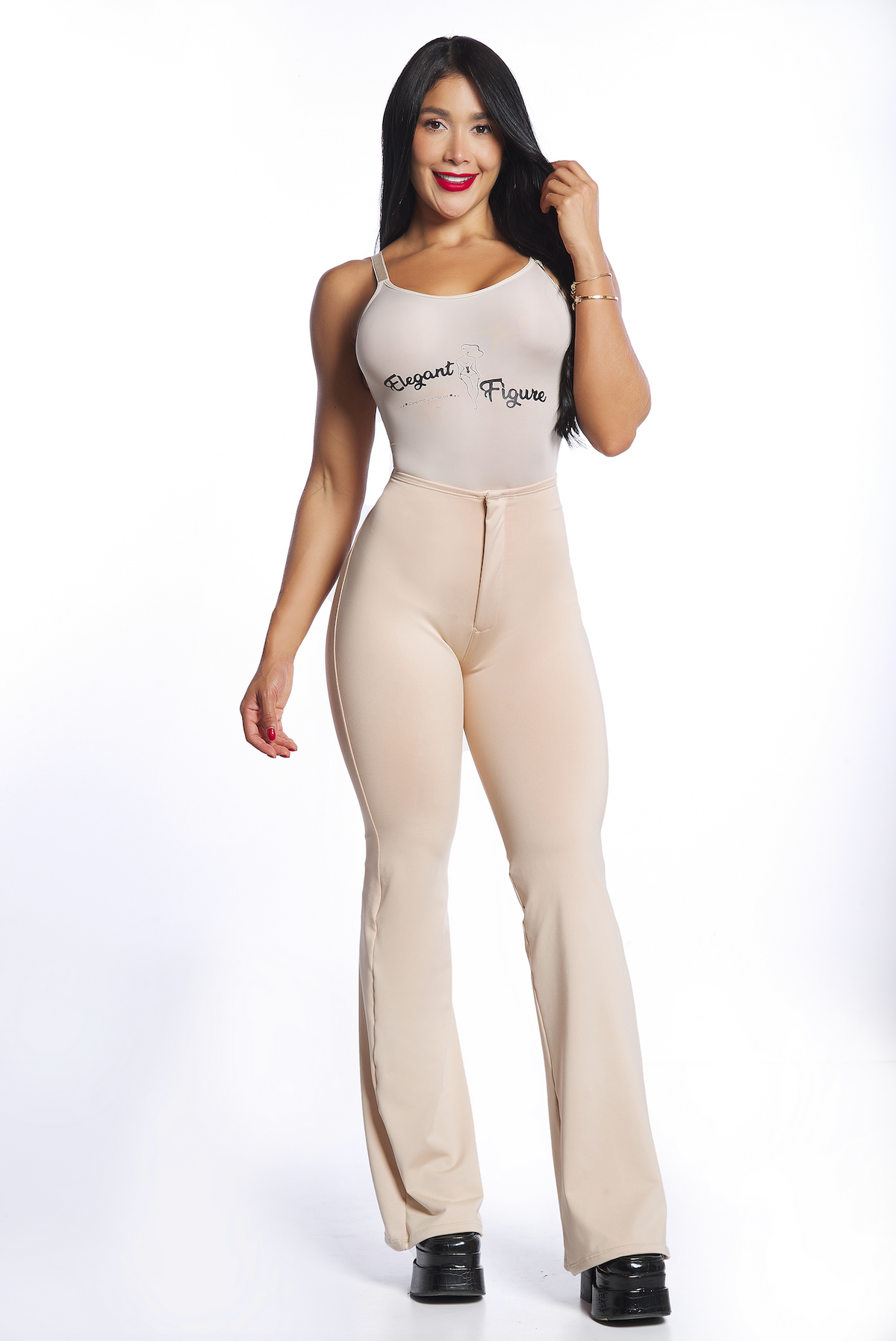 9188 Peach curvy Campanero